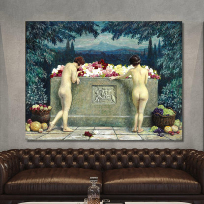 Al Sarcofago Paul Fischer pfs36 quadro stampato su tela