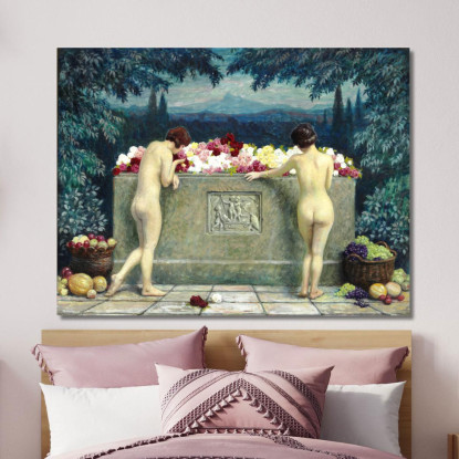 Al Sarcofago Paul Fischer pfs36 quadro stampato su tela