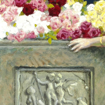 Al Sarcofago Paul Fischer pfs36 quadro stampato su tela