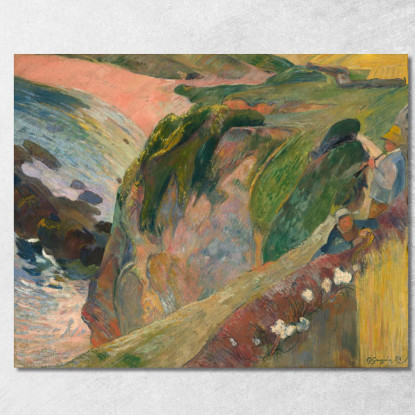 Sopra Il Mare Paul Gauguin pgg4 quadro stampato su tela