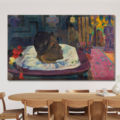 Arii Matamoe La Fine Reale Paul Gauguin pgg6 quadro stampato su tela