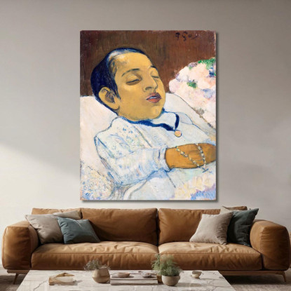 Atiti Paul Gauguin pgg8 quadro stampato su tela