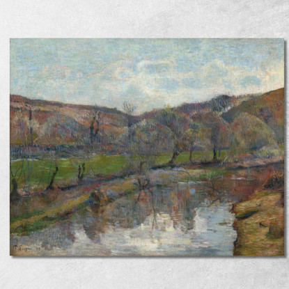 Paesaggio Della Bretagna Paul Gauguin pgg14 quadro stampato su tela