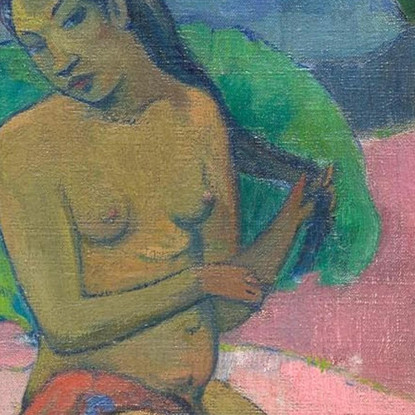 Giorno Del Dio Mahana No Atua Paul Gauguin pgg20 quadro stampato su tela