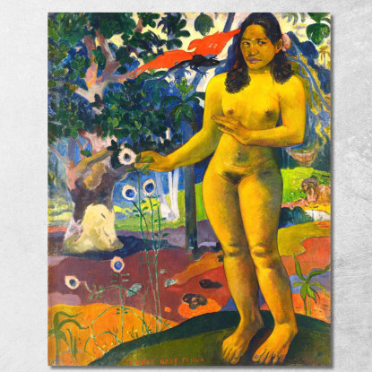 Terra Deliziosa Te Nave Nave Fenua Paul Gauguin pgg21 quadro stampato su tela