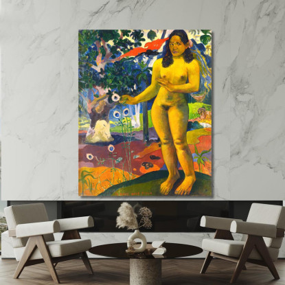 Terra Deliziosa Te Nave Nave Fenua Paul Gauguin pgg21 quadro stampato su tela