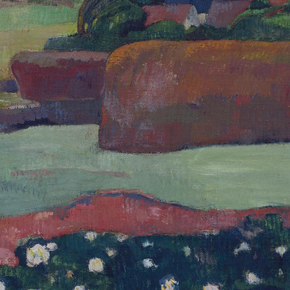 Covoni Di Fieno In Bretagna Paul Gauguin pgg31 quadro stampato su tela