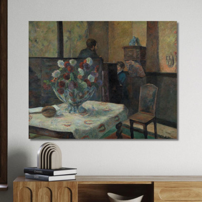 Interno Paul Gauguin pgg36 quadro stampato su tela