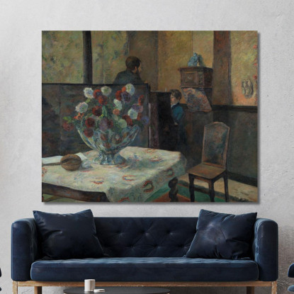Interno Paul Gauguin pgg36 quadro stampato su tela