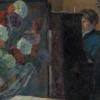 Interno Paul Gauguin pgg36 quadro stampato su tela