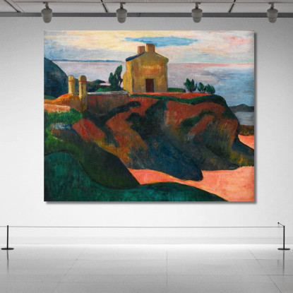 La Casa Di Pan-Du Paul Gauguin pgg40 quadro stampato su tela