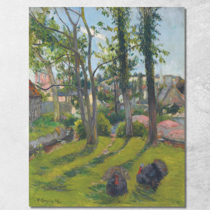 Tacchini Di Pont-Aven Paul Gauguin pgg55 quadro stampato su tela