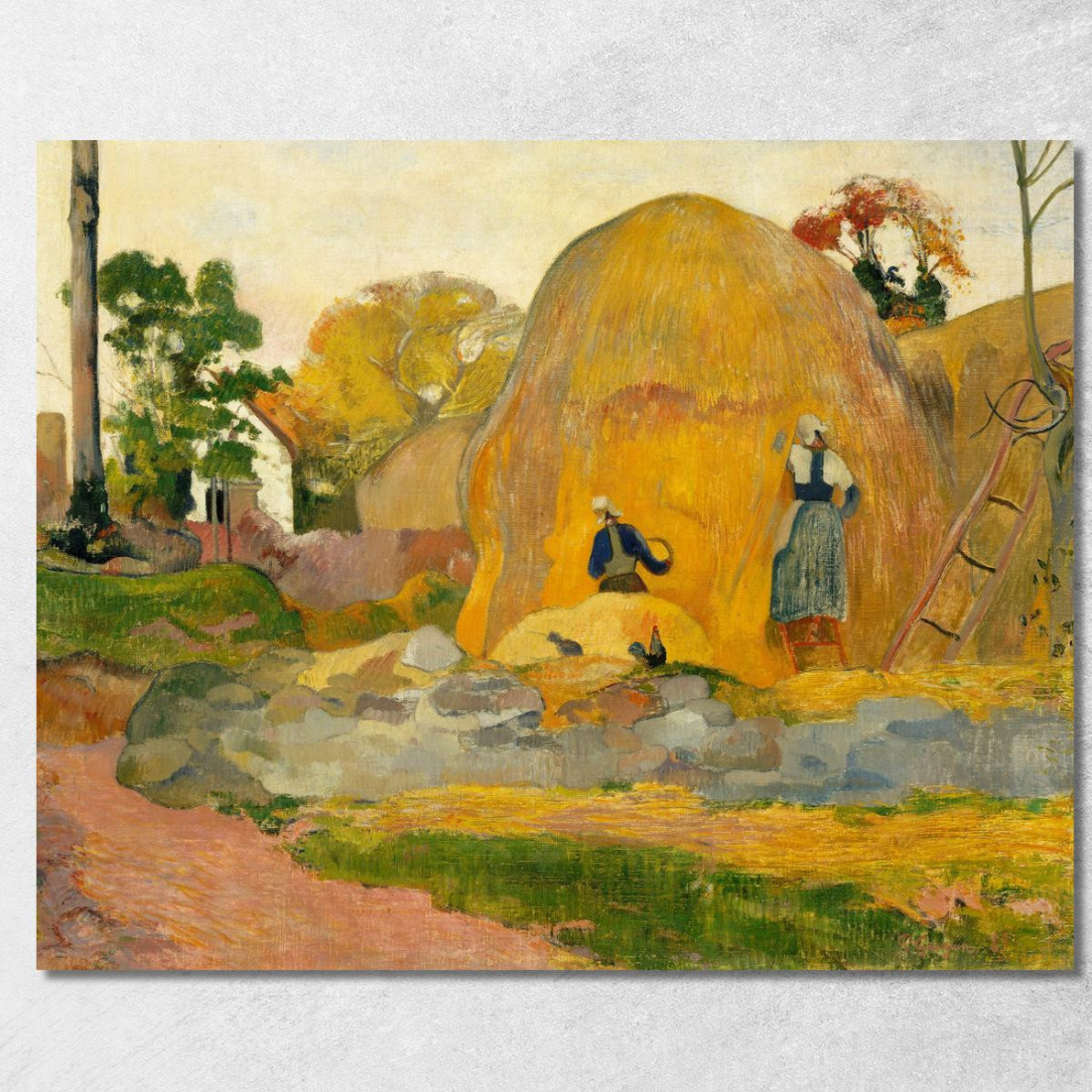 I Faraglioni Gialli O La Vendemmia Bionda Paul Gauguin pgg56 quadro stampato su tela