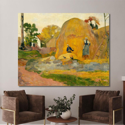 I Faraglioni Gialli O La Vendemmia Bionda Paul Gauguin pgg56 quadro stampato su tela