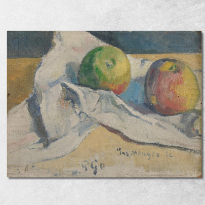 Natura Morta Con Mele Paul Gauguin pgg66 quadro stampato su tela