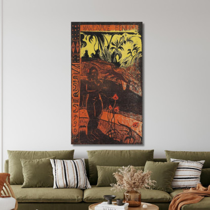 Nave Nave Fenua Della Serie Noa Noa Paul Gauguin pgg68 quadro stampato su tela