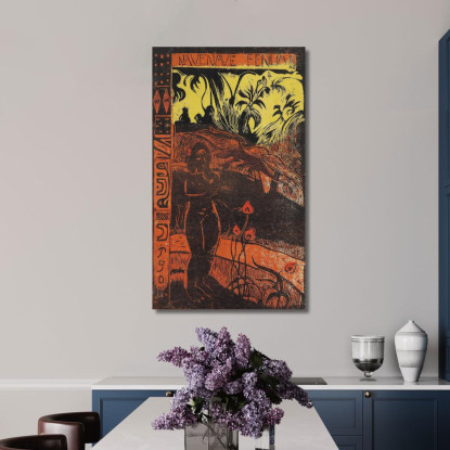 Nave Nave Fenua Della Serie Noa Noa Paul Gauguin pgg68 quadro stampato su tela