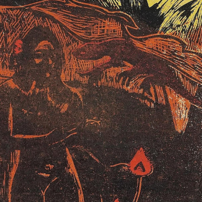 Nave Nave Fenua Della Serie Noa Noa Paul Gauguin pgg68 quadro stampato su tela