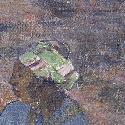 Sulle Rive Del Fiume In Martinica Paul Gauguin pgg72 quadro stampato su tela