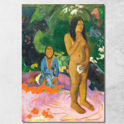Parole Del Diavolo Paul Gauguin pgg77 quadro stampato su tela