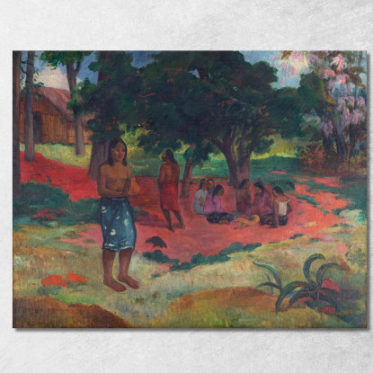 Parola Parola Parole Sussurrate Paul Gauguin pgg78 quadro stampato su tela
