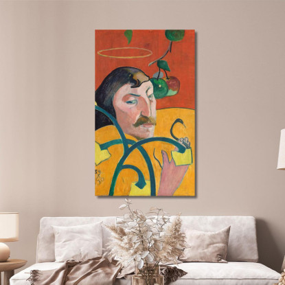 Auto Ritratto Paul Gauguin pgg95 quadro stampato su tela