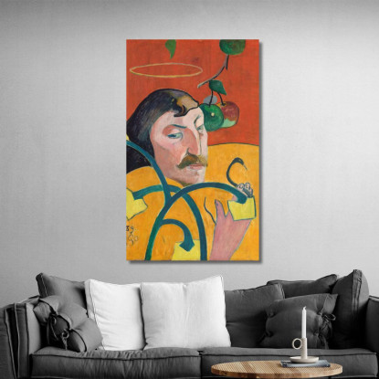 Auto Ritratto Paul Gauguin pgg95 quadro stampato su tela