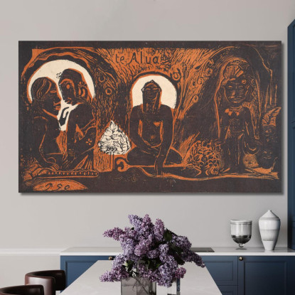 Gli Dei Paul Gauguin pgg118 quadro stampato su tela