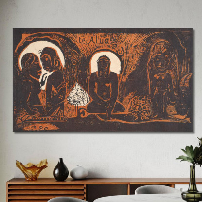 Gli Dei Paul Gauguin pgg118 quadro stampato su tela