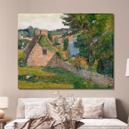 Il Campo Di Derout-Lollichon Paul Gauguin pgg127 quadro stampato su tela