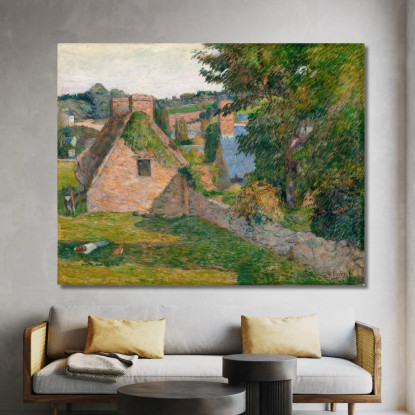 Il Campo Di Derout-Lollichon Paul Gauguin pgg127 quadro stampato su tela