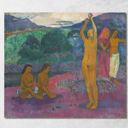 L'Invocazione Paul Gauguin pgg130 quadro stampato su tela