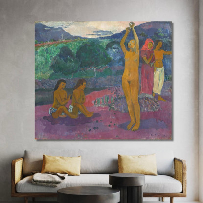 L'Invocazione Paul Gauguin pgg130 quadro stampato su tela