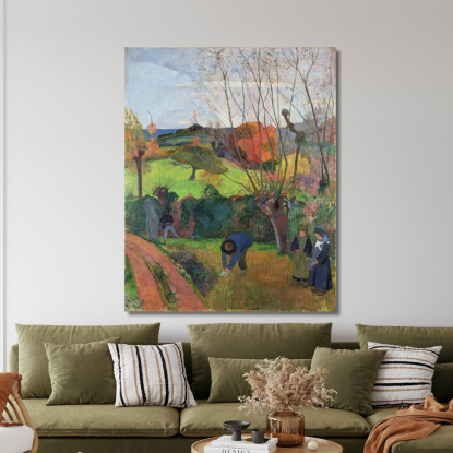 Il Salice Le Saule Paul Gauguin pgg145 quadro stampato su tela