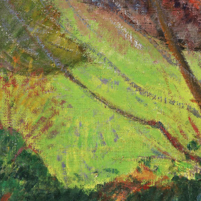 Il Salice Le Saule Paul Gauguin pgg145 quadro stampato su tela