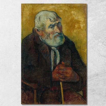 Vecchio Con Bastone Paul Gauguin pgg154 quadro stampato su tela