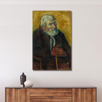 Vecchio Con Bastone Paul Gauguin pgg154 quadro stampato su tela