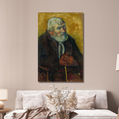 Vecchio Con Bastone Paul Gauguin pgg154 quadro stampato su tela