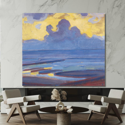 Dal Mare Piet Mondrian pmn19 quadro stampato su tela