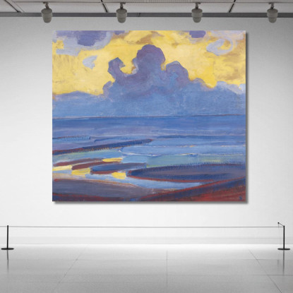 Dal Mare Piet Mondrian pmn19 quadro stampato su tela