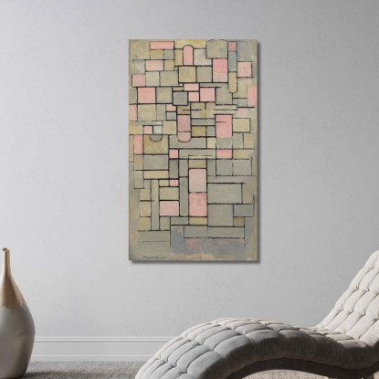 Composizione8 Piet Mondrian pmn24 quadro stampato su tela
