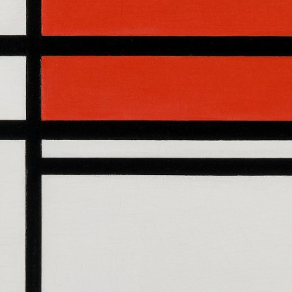 Composizione Di Rosso E Bianco Nom 1Composizione N. 4 Con Rosso E Blu Piet Mondrian pmn27 quadro stampato su tela