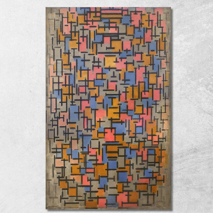Composizione Piet Mondrian pmn34 quadro stampato su tela