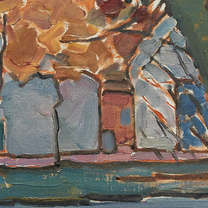 Fattoria Vicino A Duivendrecht Piet Mondrian pmn39 quadro stampato su tela