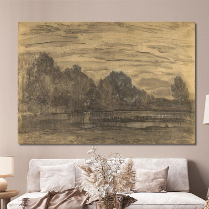 Da Vicino A Saasveld Piet Mondrian pmn42 quadro stampato su tela