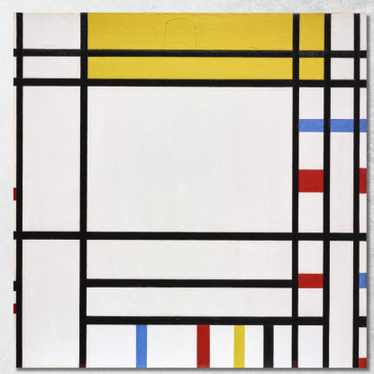 Piazza Della Concordia Piet Mondrian pmn45 quadro stampato su tela
