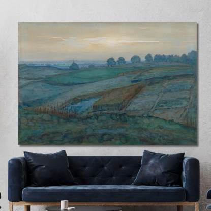 Paesaggio Vicino Ad Arnhem Piet Mondrian pmn49 quadro stampato su tela