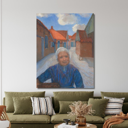 Sul Lappenbrink A Winterswijk Piet Mondrian pmn55 quadro stampato su tela