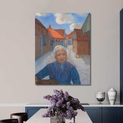 Sul Lappenbrink A Winterswijk Piet Mondrian pmn55 quadro stampato su tela