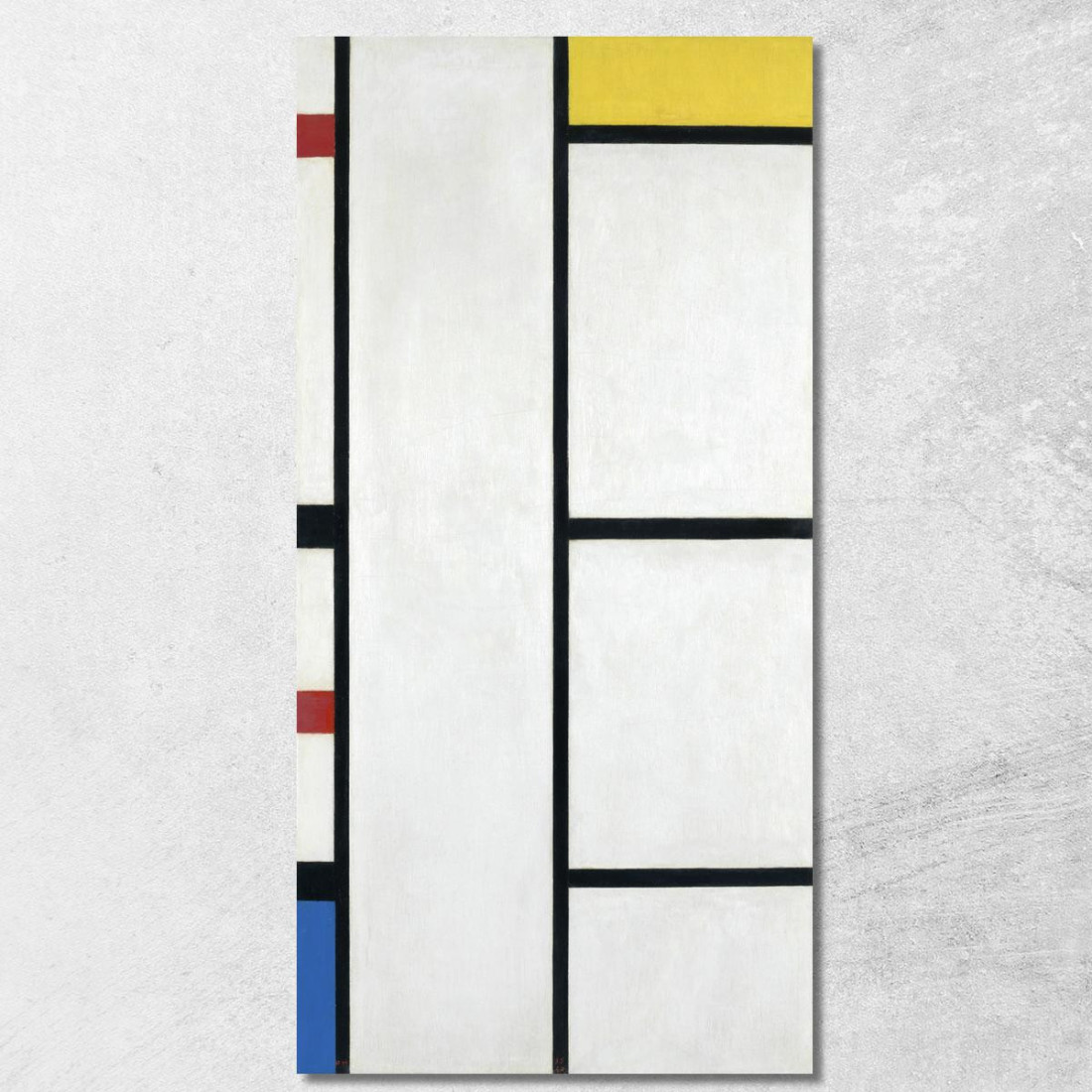 Composizione Con Rosso Giallo E Blu Piet Mondrian pmn61 quadro stampato su tela